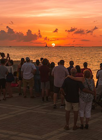 Mallory Square for the famous Sunset Celebration