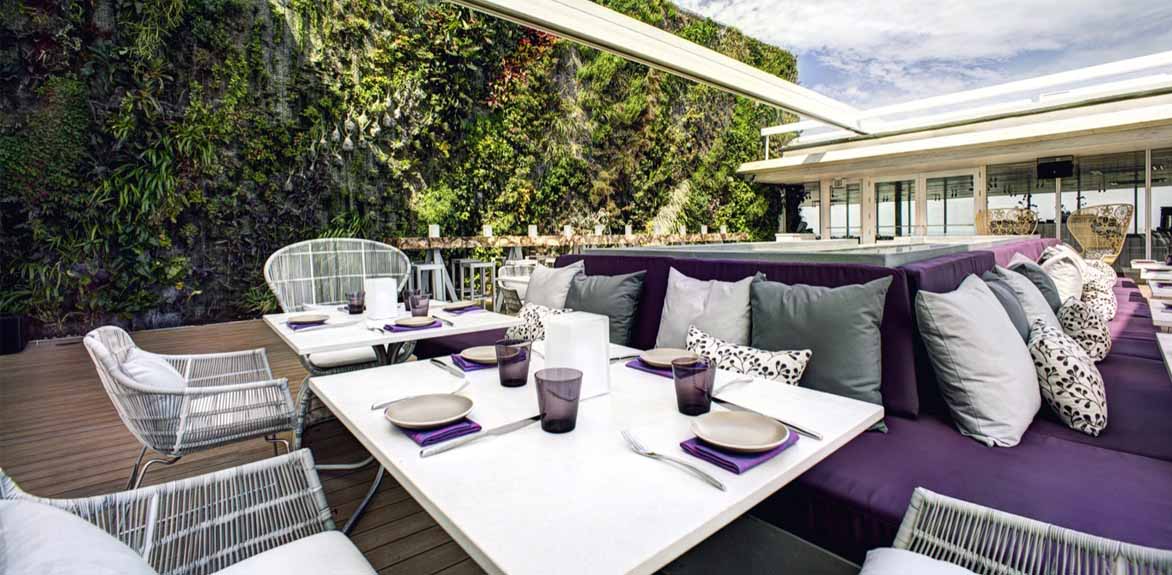 Juvia Rooftop bar in maimi